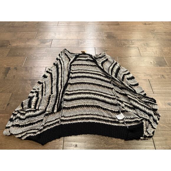 American Eagle Womens Open Front Open Knit Cardigan Sweater Cascading Size M NWT - Picture 5 of 10